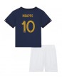 Billige Frankrike Kylian Mbappe #10 Hjemmedraktsett Barn VM 2022 Kortermet (+ Korte bukser)